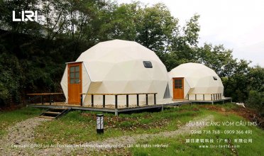 Lều bạt căng vòm cầu - Tensile Glamping Dome Tent